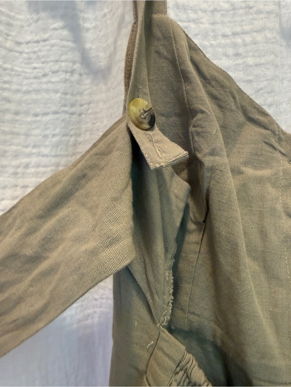 Japna 100% Linen Midi Dress Tie Back NWT - Picture 6 of 8
